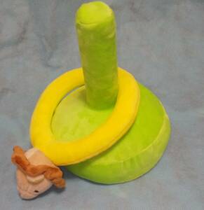 ぬいぐるみ：輪投げ ゲーム インテリア スタンド ライオン セット 知育玩具 美品 IE2F/オクパナ