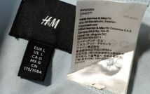 H&M エイチアンドエム 半袖シャツ SIZE:L 水色系 送料215円～_画像7