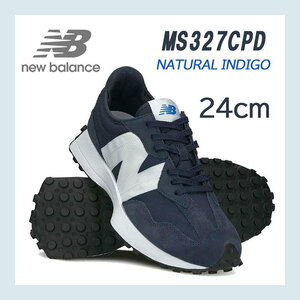 【送料無料】【新品】24㎝ New Balance ニューバランス MS327CPD ネイビー　NATURAL INDIGO