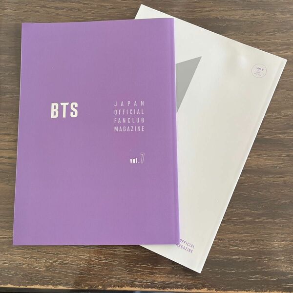 BTS JAPAN OFFICIAL FANCLUB MAGAZINE vol.7 vol.8