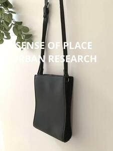 SENSE OF PLACE Mini shoulder bag smartphone shoulder black 