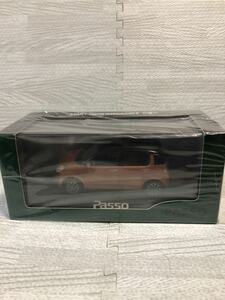 1/30 トヨタ 新型パッソモーダ Passo MODA TWO TONE 非売品 カラーサンプル ミニカー ブラックマイカxブリリアントカッパークリスタル