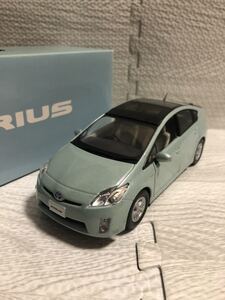 1/30 トヨタ 旧型プリウス PRIUS 前期　カラーサンプル ミニカー 非売品 アクアブルーメタリック