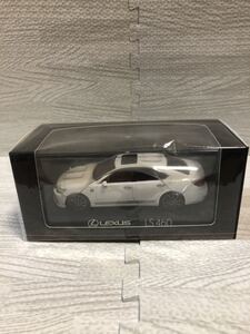 1/43 レクサス LEXUS LS460 F SPORT 非売品 ミニカー ディーラー特注品 ホワイトノーヴァガラスフレーク