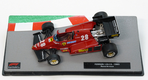 ◆66　 フェラーリ 126 C3　♯28 〈ルネ・アルヌー〉1983　　F1マシンコレクション　1/43　デアゴスティーニ　模型のみ