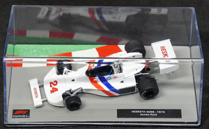 ◆46　ヘスケス308B　ジェームス・ハント　1975　F1マシンコレクション　1/43　デアゴスティーニ　模型のみ