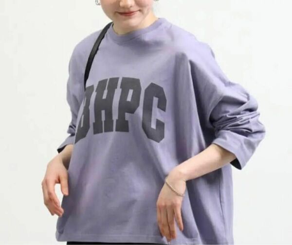 ビバリーヒルズポロクラブ　BHPC ロンT ロゴTシャツ　カラー：パープル　size：M