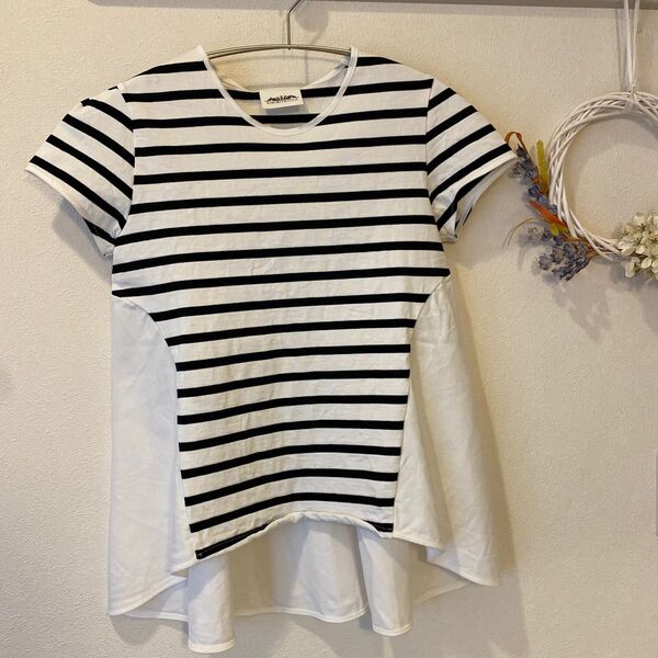HIROMITHISTLE ヒロミシスル ボーダーフレアトップス size150