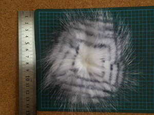 Afdz038 Fox (Arctic Fox) хвоста Fock Star Zebra White m -Pack