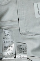 スーツカンパニー　レディース夏ジャケットスーツ　ライトグレー☆USED_画像3