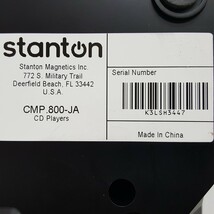  【 CMP.800 】STANTON ( スタントン ) KORG CMP.800 DJ用CDプレーヤー _画像7