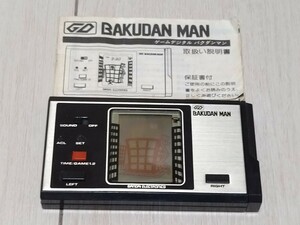 即決LCD 極美品 バクダンマン 説明書付き バンダイゲームデジタルシリーズ LSI 電子ゲーム GD ゲームウォッチ