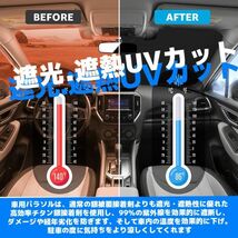 日産 テイス フロントガラスサンシェード 遮光カーテン 取付簡単 車中泊 仮眠 プライバシー保護 暑さ対策 3_画像3