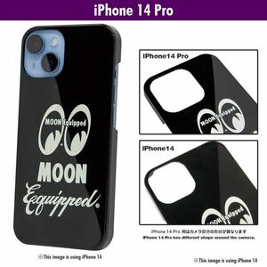 MOON Equipped iPhone 14 Pro ハードケース 送料込み iphoneケース ムーンアイズ mooneyes スマホケース black ブラック 黒