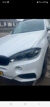 BMW X5 X6 F15 F16 用アイライン　アルピンホワイト塗装済み_画像5