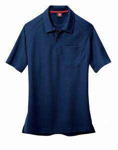 バートル 105 半袖ポロシャツ マイクロハニカムメッシュ ネイビー 5Lサイズ 吸汗速乾 作業服 作業着