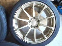 Prodrive軽量鍛造プロドライブGC-0100逆ゾリ18インチPCD114.3-5H-9.5J-OFF+12+タイヤ265/35R18スカイラインGT-R34R33R3_画像5