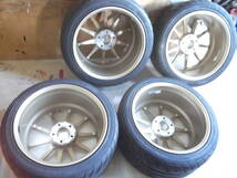 Prodrive軽量鍛造プロドライブGC-0100逆ゾリ18インチPCD114.3-5H-9.5J-OFF+12+タイヤ265/35R18スカイラインGT-R34R33R3_画像6