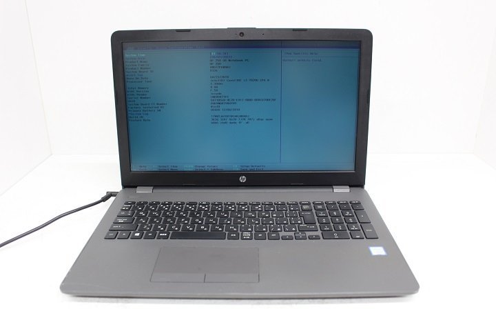 現状HP 250 G6 / 第7世代Core i3 7020U /4GB/15.6インチ/Wi-Fi/USB3.0