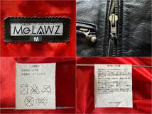 Mo-LAWZ モローズ ダブルライダースジャケット UKタイプ バッファローレザー M 水牛革 皮の但馬屋_画像10