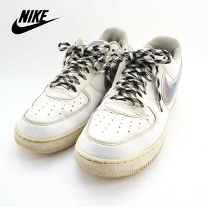 NIKE ナイキ 26.5 AIR FORCE 1 エア フォース 1 スニーカー レザー メンズ ホワイト レーサー ブルー/FC180