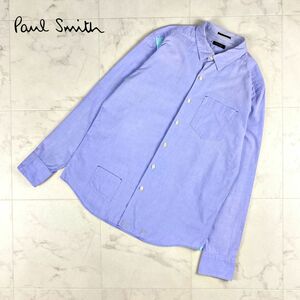 Paul Smith ポール・スミス ポケットシャツ トップス メンズ 青 ブルー サイズL*GC967