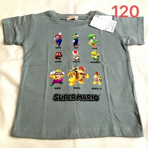 スーパーマリオ　半袖Tシャツ　120