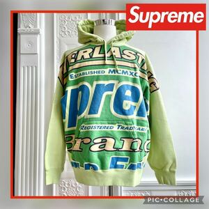 ◆新品◆Supreme Everlasting Hooded Sweatshirt Light Sage L シュプリーム エバーラスティング スウェット パーカー フーディ 黄緑 21SS