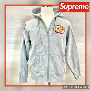 ◇美品◇Supreme World Famous Zip Up Hooded Sweatshirt Heather Grey シュプリーム スウェット パーカー フーディー グレー 20SS USED