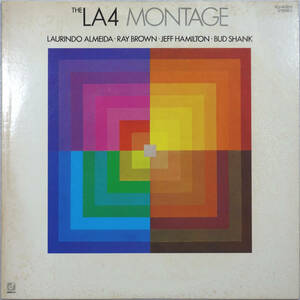 ◆THE L.A.4/MONTAGE (JPN LP Promo) -Laurindo Almeida, Ray Brown, Jeff Hamilton, Bud Shank