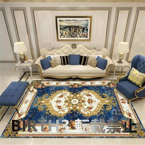 120*180cm　 豪華 家庭用カーペットペルシャ風 カーペット 寝室カーペット 超人気 ペルシャ風絨毯 レトロ 　
