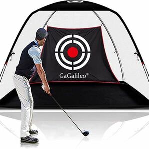 Galileo ゴルフネット スイングネット ゴルフ練習用品 練習用ネット 素振り 3.6×2×2.1ｍ 屋外 キャリーバッグ付き