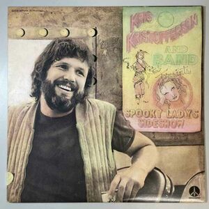 32678【プロモ盤★美盤】【日本盤】 Kris Kristofferson / Spooky Lady's Sideshow ※4chSQ仕様