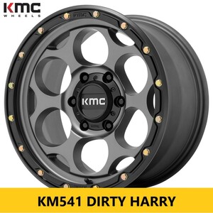 USオフ系 チューナーサイズ KMC KM541 DIRY HARRY 8.5J×17in IS±0 127 サテングレ― JEEP ラングラー グラディエーター に