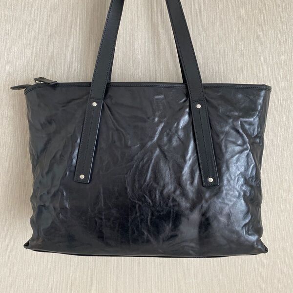 Paul Smith ポールスミス クラッシュレザー トートバッグ