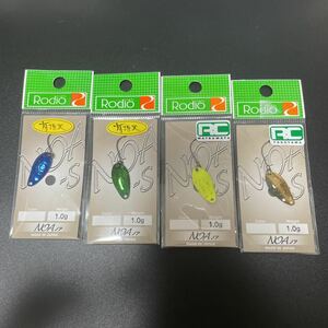 未使用品 4枚セット ロデオクラフト ノア 1.0g NOA 有頂天カラー【定形外送料200円】