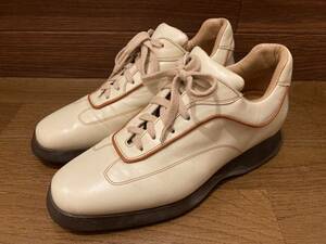 *Santoni CLUB sun to-ni leather shoes (36.5/23.5cm) Italy made lady's sneakers walking shoes 