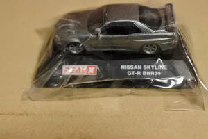 1/72 REAL-X NISSAN Skyline GT-R BNR34 не использовался товар серебряный 