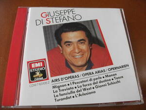 【CD】ステファノ / オペラ・アリア集 ヴェルディ、プッチーニ、マスネー、ビゼー、チレア 全18曲 (EMI 1947-1957)