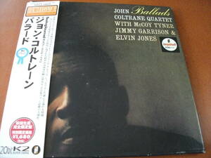 【紙ジャケCD】ジョン・コルトレーン John Coltrane / Ballads ジョン・コルトレーン + マッコイ・タイナー・トリオ (Impulse 1962)