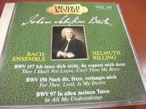 【CD】ヘルムート・リリング / バッハ・アンサンブル バッハ / カンタータ BWV.97 / BWV.150 / BWV.157 (1969-1982)