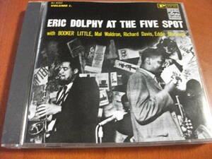 【CD】エリック・ドルフィー Eric Dolphy / At The Five Spot Vol 1 ブッカー・リトル、マル・ウォルドロン 参加 (Prestige 1961)