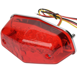 BigOne CB223S CB400SS CL400 GB250クラブマンGB400モンキーXR250モタードXR100エイプ LED ルーカス ブレーキ テール ランプ ライト レッドの画像2