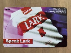 未使用 テレホンカード Speak LARK 50度 ラーク タバコ