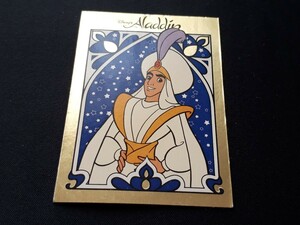 希少 当時物 PANINI Aladdin Sticker Collection Card #1 Aladdin アラジン ステッカーコレクション カード