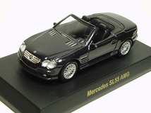 ■京商■メルセデス・ベンツ SL55 AMG（ブラック色）1/64 ミニカーコレクション Mercedes-Benz_画像2