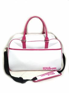 wilson Wilson Boston bag white pink used 