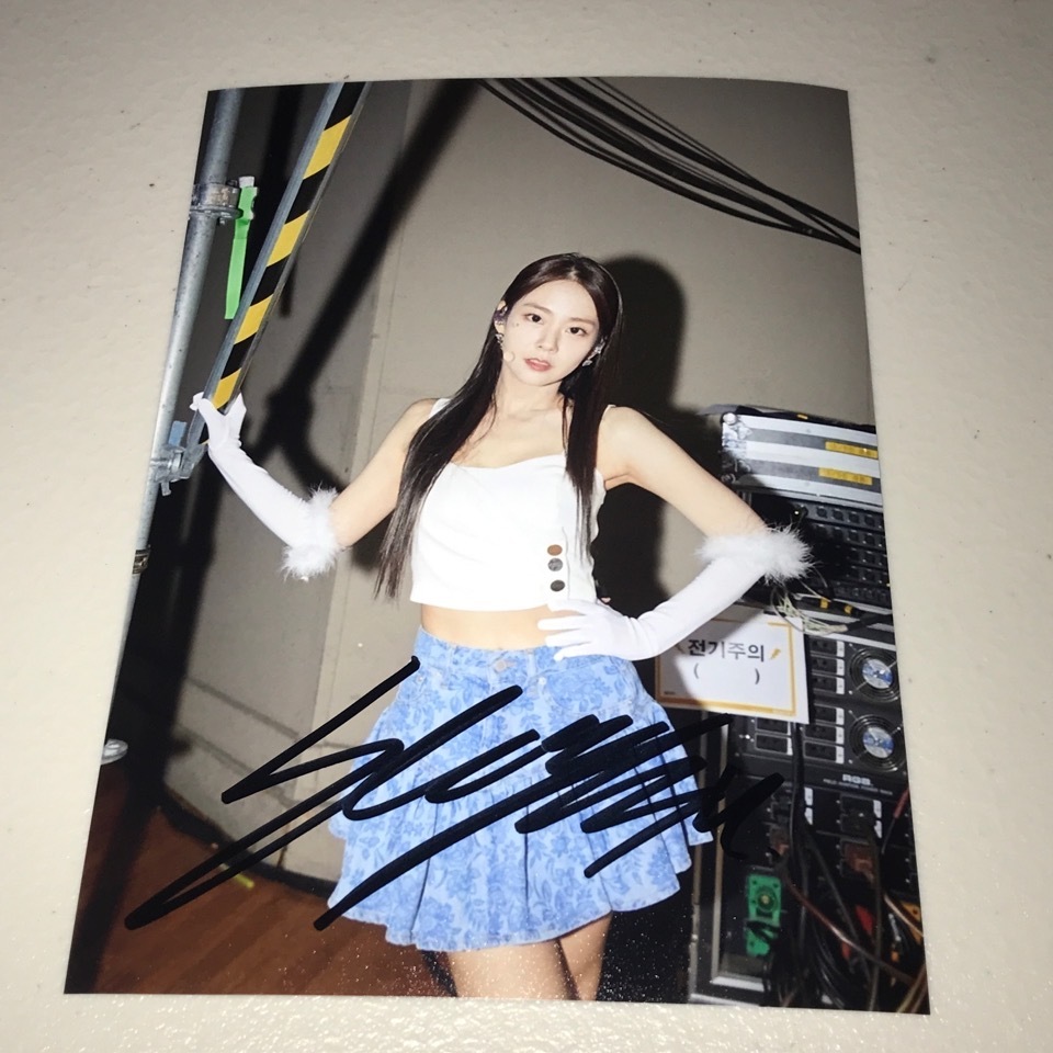 訳あり商品 KARA 写真集 直筆サイン入りチェキ&スンヨン K-POP/アジア