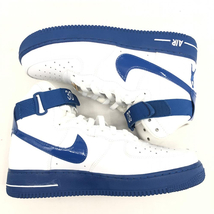 【中古】NIKE AIR FORCE1 Sheed Think サイズ28 AQ4229-100　ブルー　ホワイト　ナイキ[240017574853]_画像5