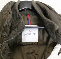 ☆ 【中古】 MONCLER モンクレール TOURS トゥール ミリタリー ダウンジャケット サイズ1 カーキ_画像6